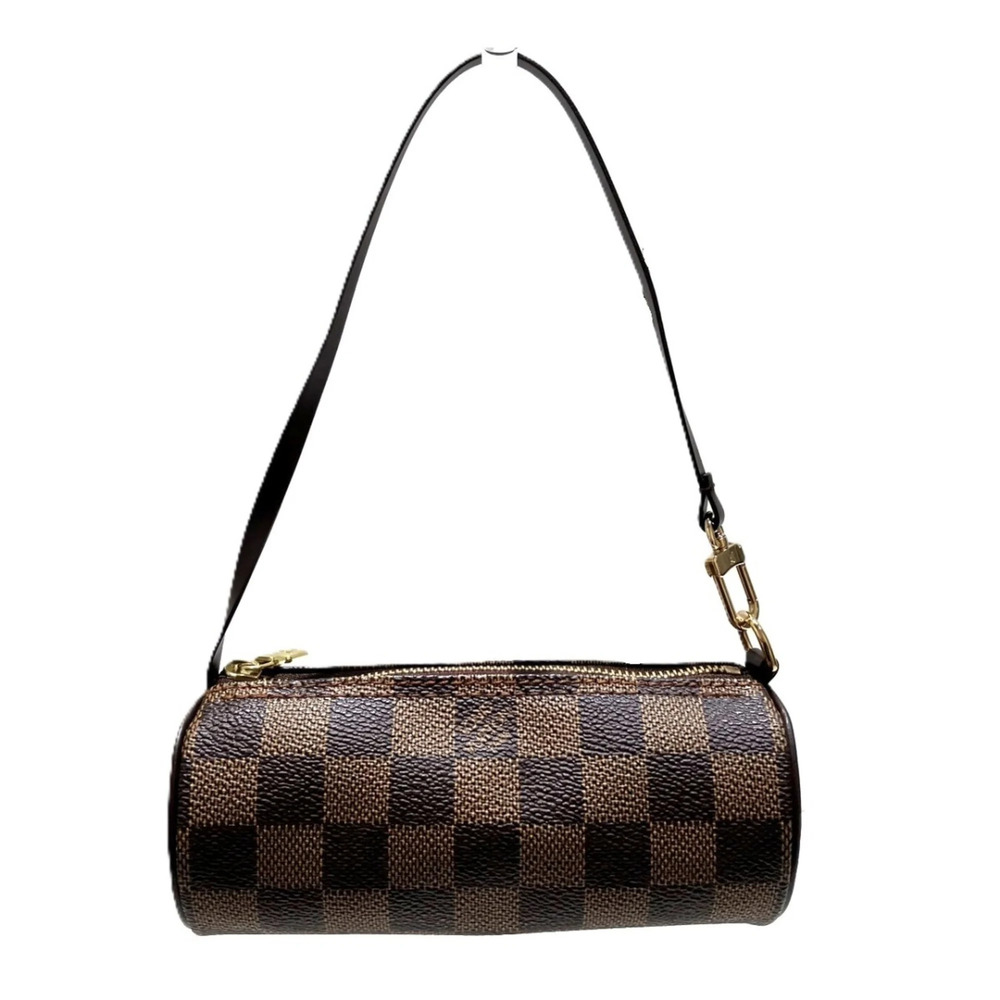 LOUIS VUITTON Authentic Brown Damier Canvas Papillon 30 Shoulder Bag - Picture 5 of 9